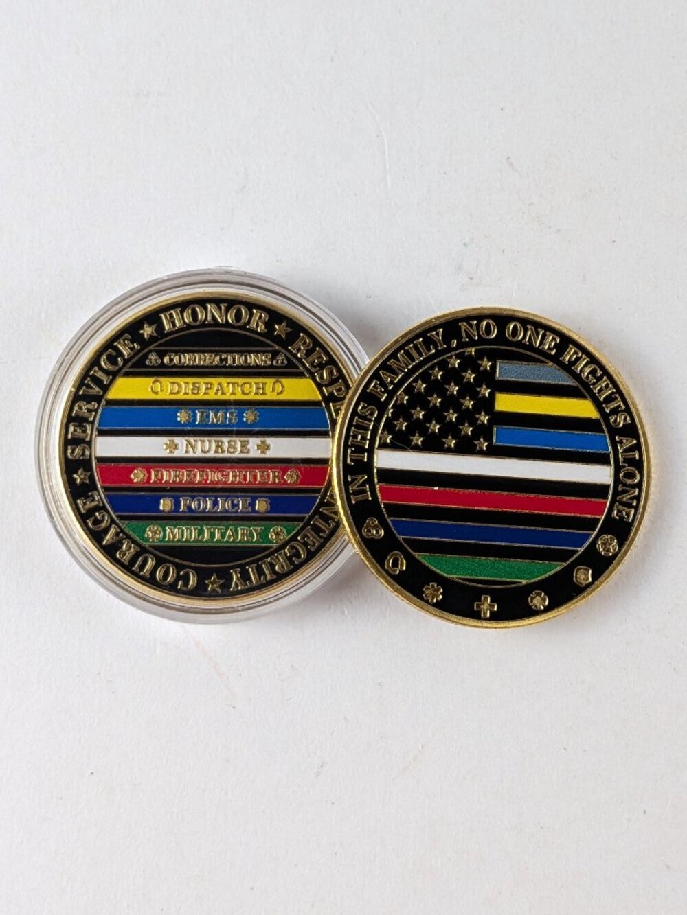First Responder Values Challenge Coins